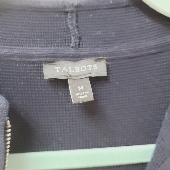 Talbots zip Knit Jacket - Picture 6 of 7